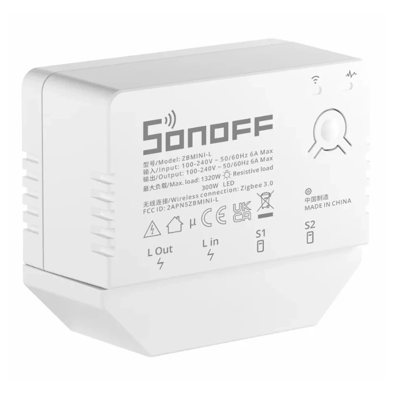 ZBMINI-L Zigbee 3.0 Smart lüliti Sonoff