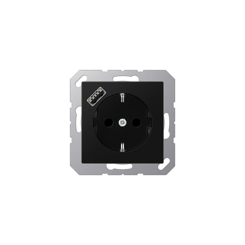 A1520-18ASWM A Seeria Pistikupesa + USB A Matt Must