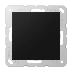 A594-0 blank centre plate matt graphite black