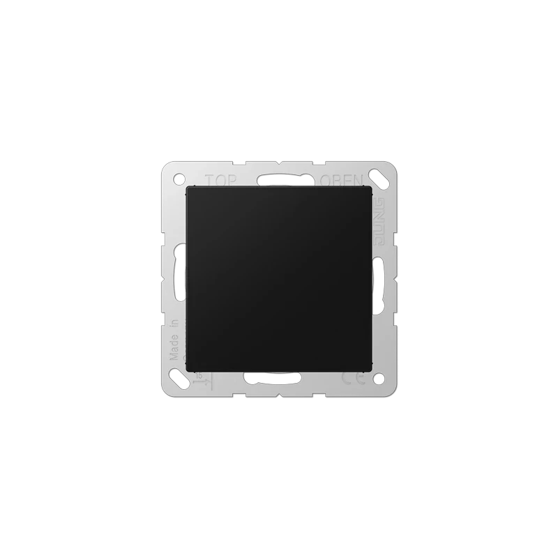 A594-0 blank centre plate matt graphite black