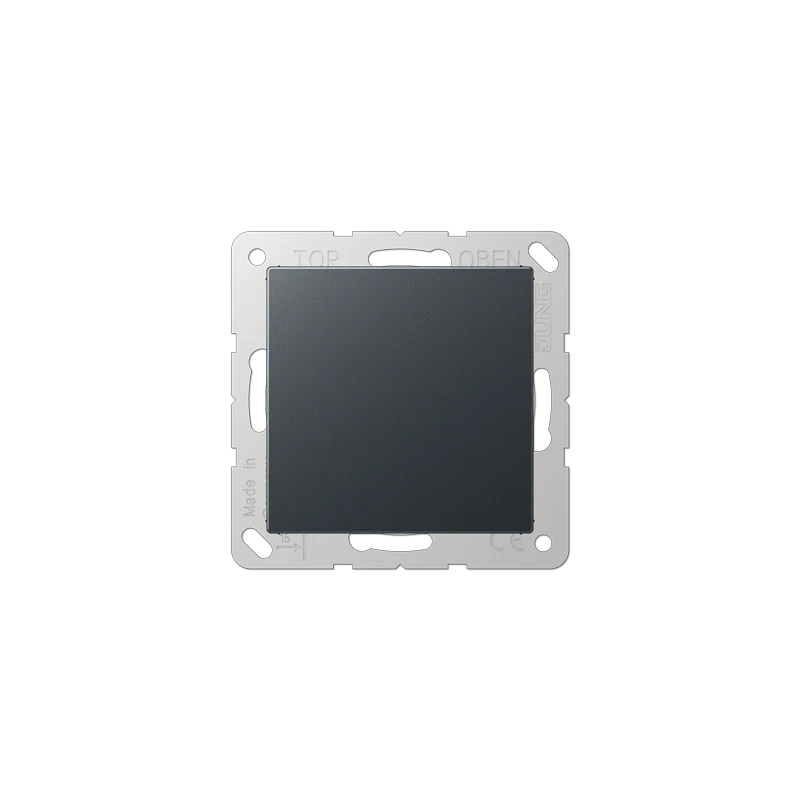 A594-0 blank centre plate matt anthracite