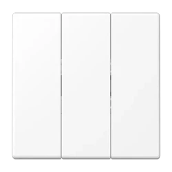 LS 993 BFWWM 3-gang rocker matt snow white