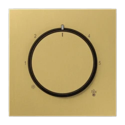 ME1749C centre plate for thermostat classic brass