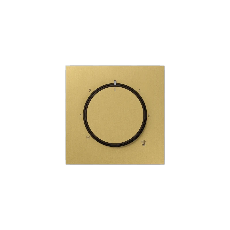 ME1749C centre plate for thermostat classic brass