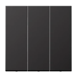 AL993D 3-gang rocker Dark