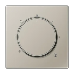 ES1749 centre plate for thermostat Stainless steel