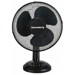 Lauaventilaator 40W 30cm must Klausberg
