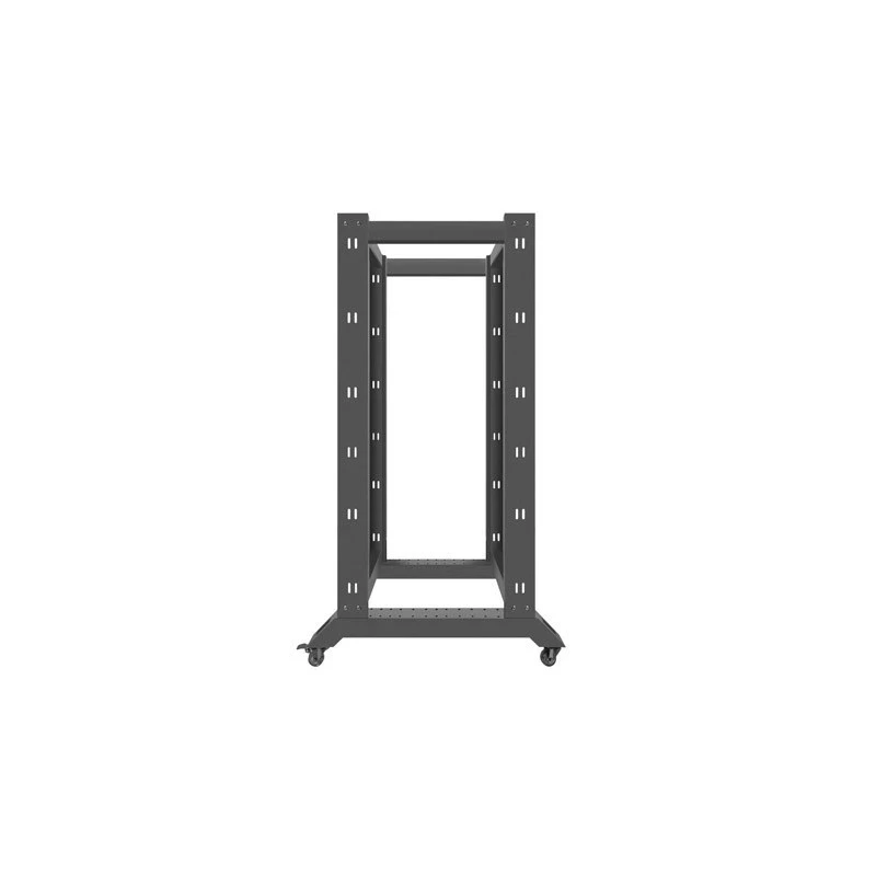 Lahtine põrandaraam 27U 600x800 must