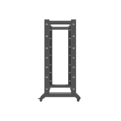 Lahtine põrandaraam 19" 32U 600x800 must