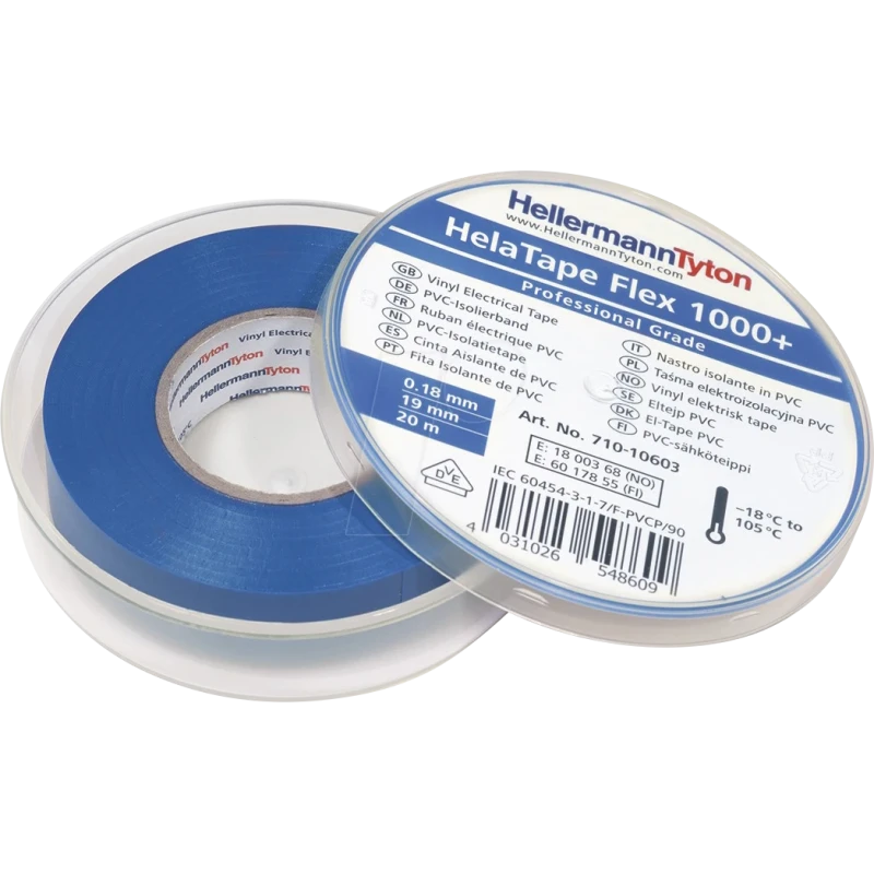 HelaTape-Flex1000+ C 19x20-PVC-GNYE