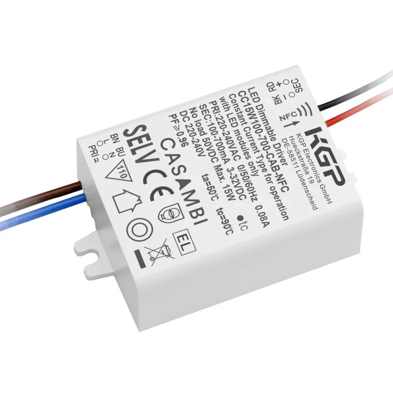 Led Driver 15W 100-700mA CASAMBI dimm NFC