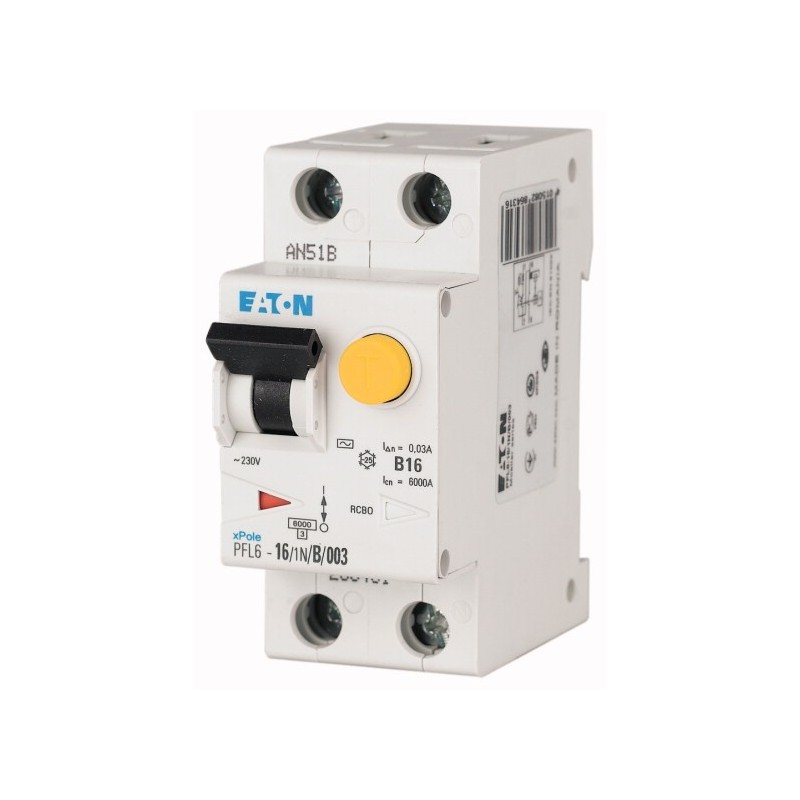 PFL6 type-A RCD with overcurrent protection