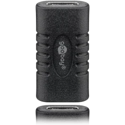 USB C - USB C jätk must