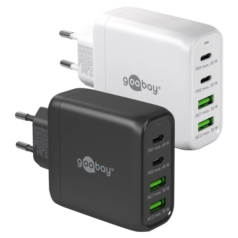 2x USB C + 2x USB A laadija 240V max 68W