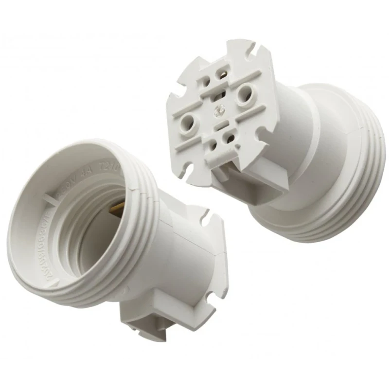 E27 Straight Light Bulb Holder