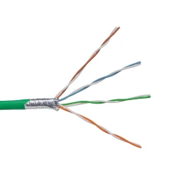 Arvutikaabel cat6a F/UTP roheline CCA