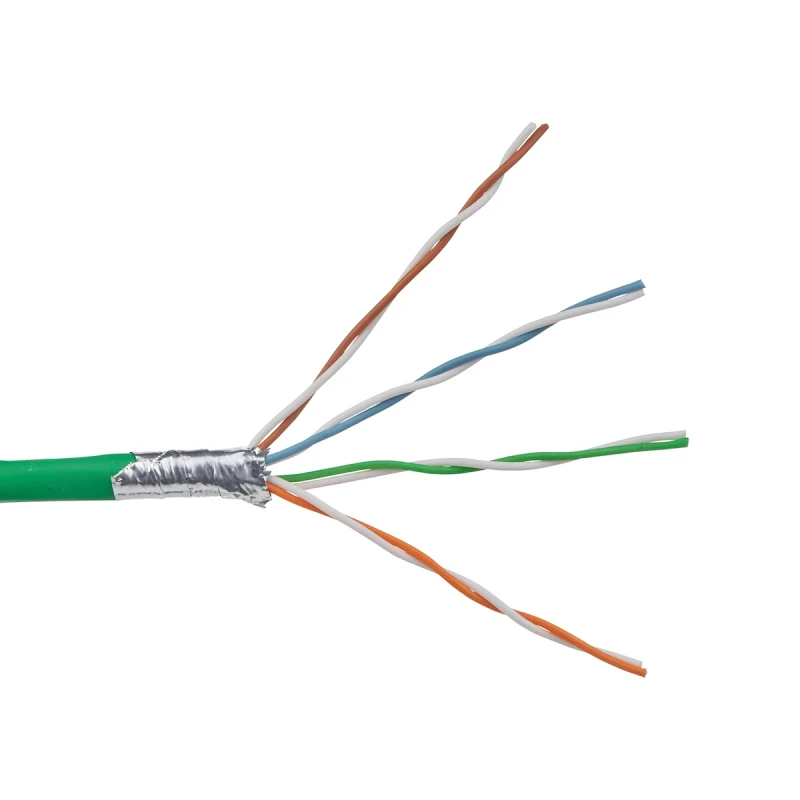 Arvutikaabel cat6a F/UTP roheline CCA