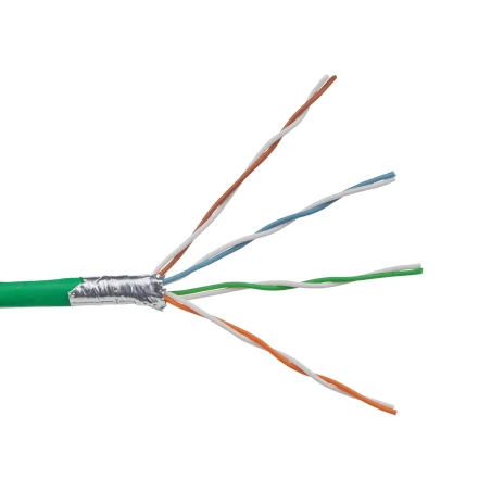 Arvutikaabel cat6a F/UTP roheline CCA