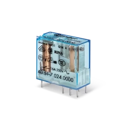 Series 40.61 miniature PCB Relay 1CO 16A