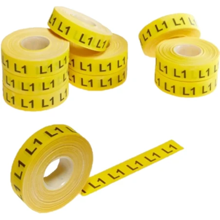 Märketeip  12mmx10m kollane
