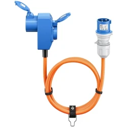 Jätkujuhe CEE 3P 16A pistik/schuko jätkupesa + CEE 3P jätkupesa 16A H07 3x2,5