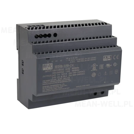 HDR-150 power supply DIN rail