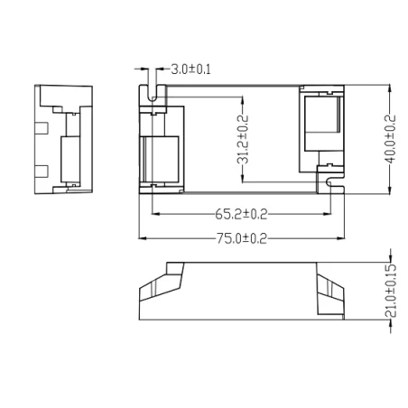 Led Driver 20W 100-800mA DALI2 dimm NFC