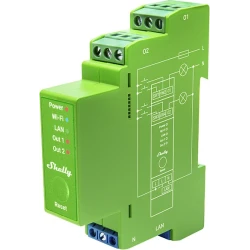 Dimmer 2PM PRO 2x200W LAN WiFi BT Shelly