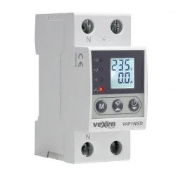 Digitaalne ülepinge ja ülekoormuse relee 63A WIFI