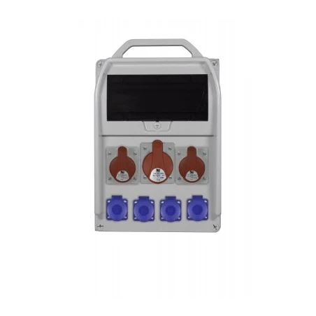 R-BOX 382R 1x 32A/5p 2x16A/5p + 4x250V schuko