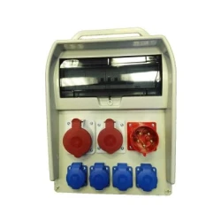 Teisaldatav kilp "kohver" 32A 400V rikkev. IP44