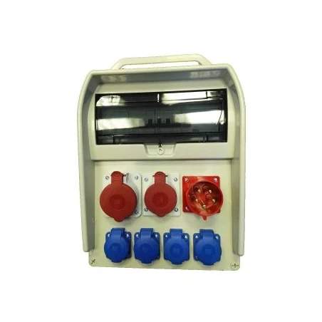 Teisaldatav kilp "kohver" 32A 400V rikkev. IP44