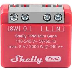 Shelly 1PM Mini Gen4 Reley/Powermeter 8A WiFi BT Zigbee Matter