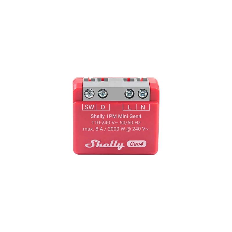 Shelly 1PM Mini Gen4 Reley/Powermeter 8A WiFi BT Zigbee Matter