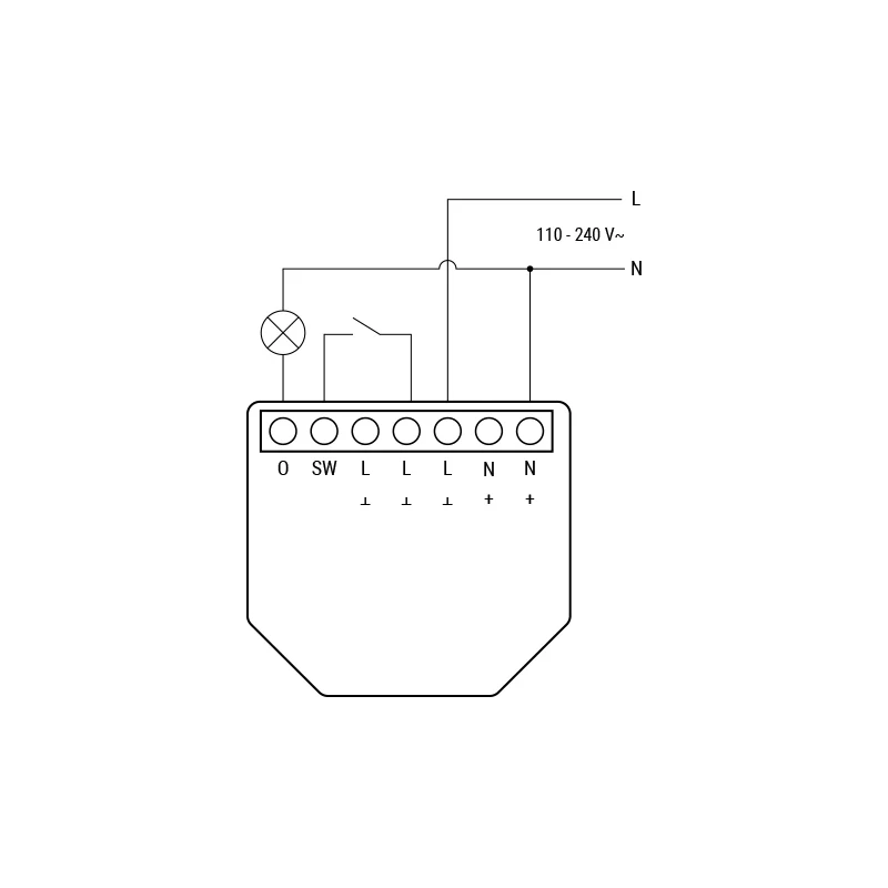 Shelly 1PM Gen4 Relee/võimsusmõõtja 16A WiFi BT Zigbee Matter