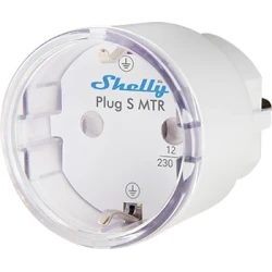 Shelly Plug S MTR Gen3 nutipesa 12A WiFi BT Matter