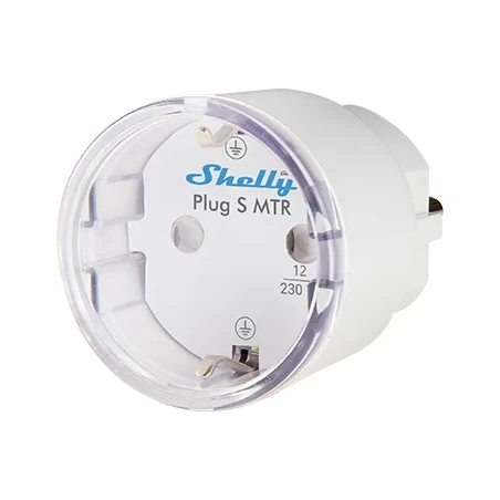 Shelly Plug S MTR Gen3 nutipesa 12A WiFi BT Matter