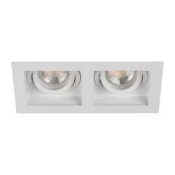ARET 2xMR16 pööratav downlight 90x170 / 100x185mm