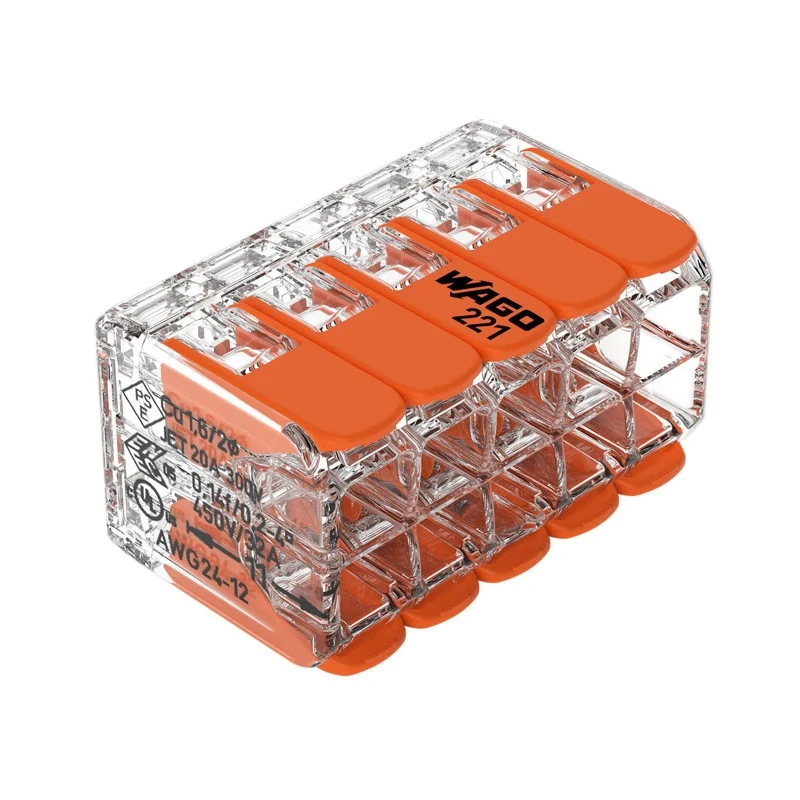 221-420 Wago connector 10x 0,2-4mm² 32A