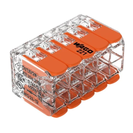 221-420 Wago connector 10x 0,2-4mm² 32A