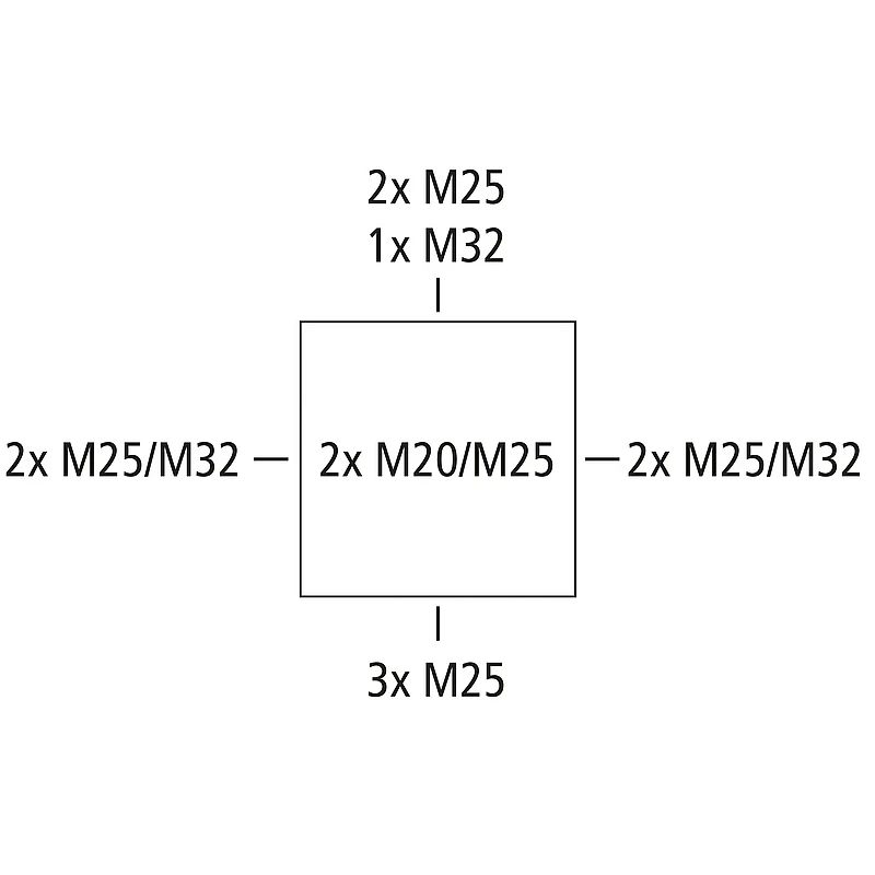 ABOX 100 10² KLEMMIGA 152x152x80mm