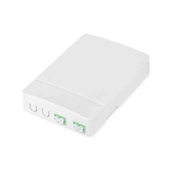 Opt. karp 2x LC APC roh. DX adapterid komplektis