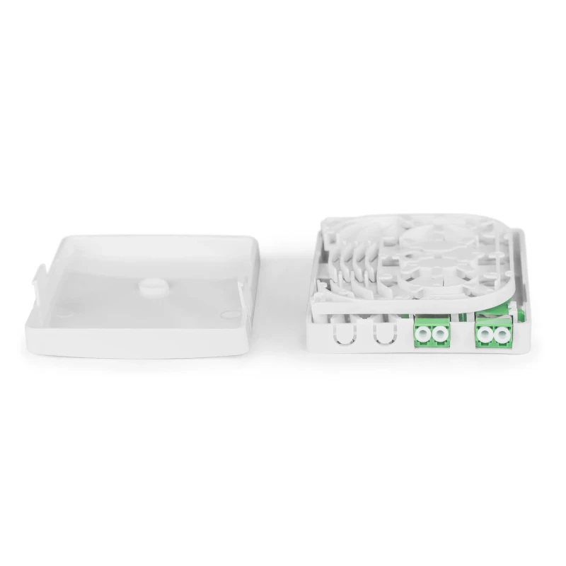 Opt. karp 2x LC APC roh. DX adapterid komplektis