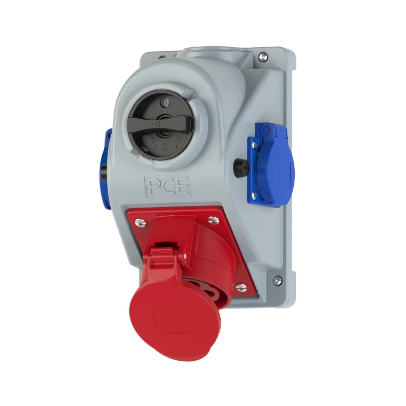 Combi seinapesa 5P 32A + 2x schuko lülitiga 96062552