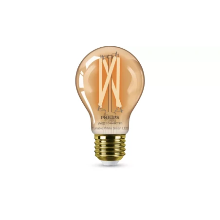 WiZ Bulb A60 E27 7-50W 920-50 Amber CRI90 640lm WiFi