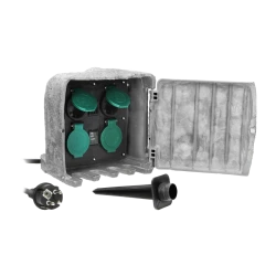 Aia pistikupesa 4x schuko H07RN 3x1,5mm2 3m