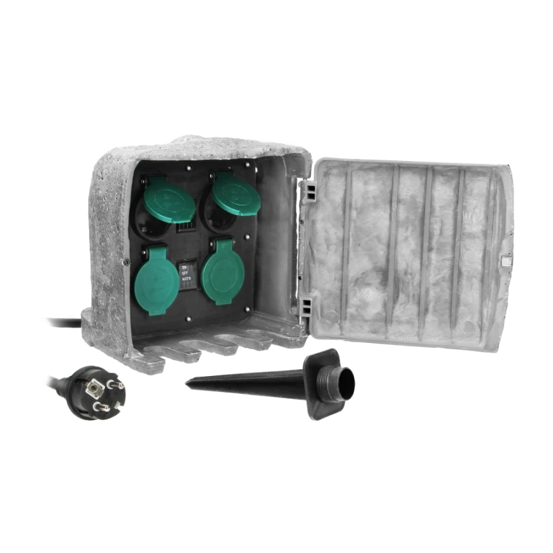 Aia pistikupesa 4x schuko H07RN 3x1,5mm2 3m