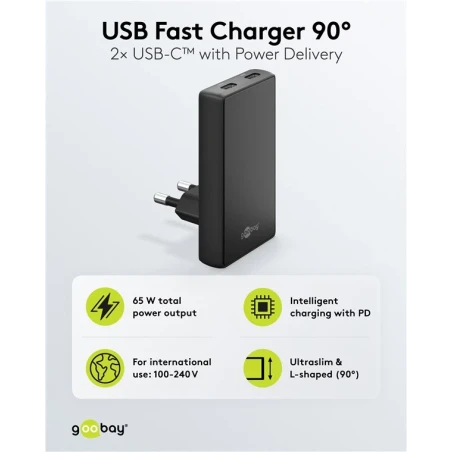 2xUSB C laadija 240V max 65W
