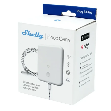 Shelly Flood Gen4 leaksensor WiFi BT Zigbee