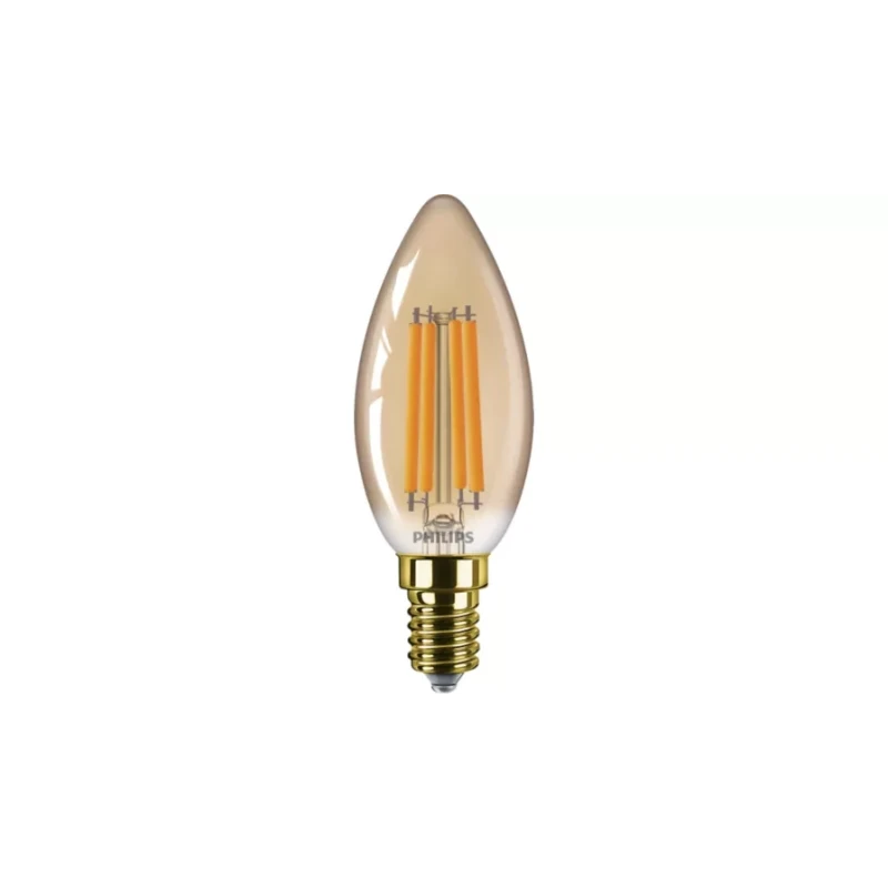 CLA LEDCandle GOLD B35 E14
